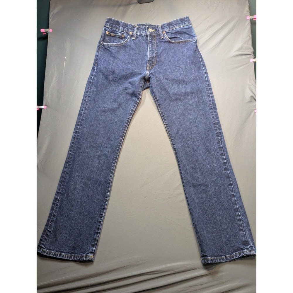 Polo Ralph Lauren Mens Dark Wash Straight Leg Jeans 33x32 Blue Denim Pants I'm